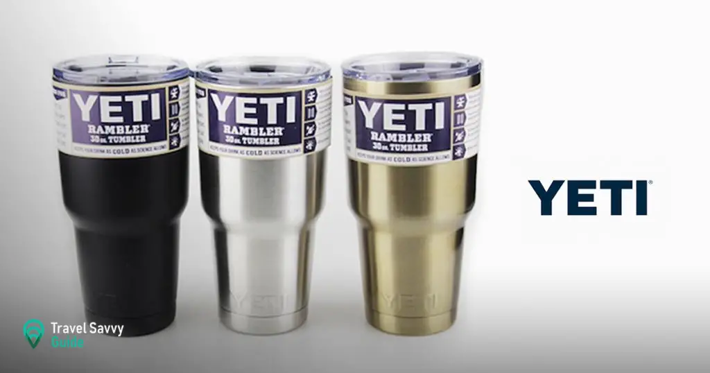 YETI steel tumblers