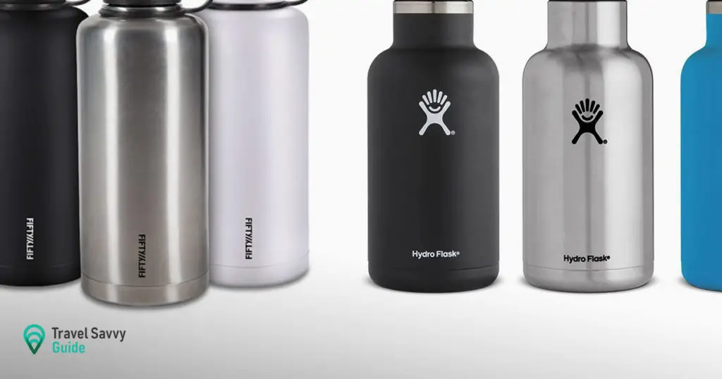 Fifty Fifty vs Hydro Flask drinkware