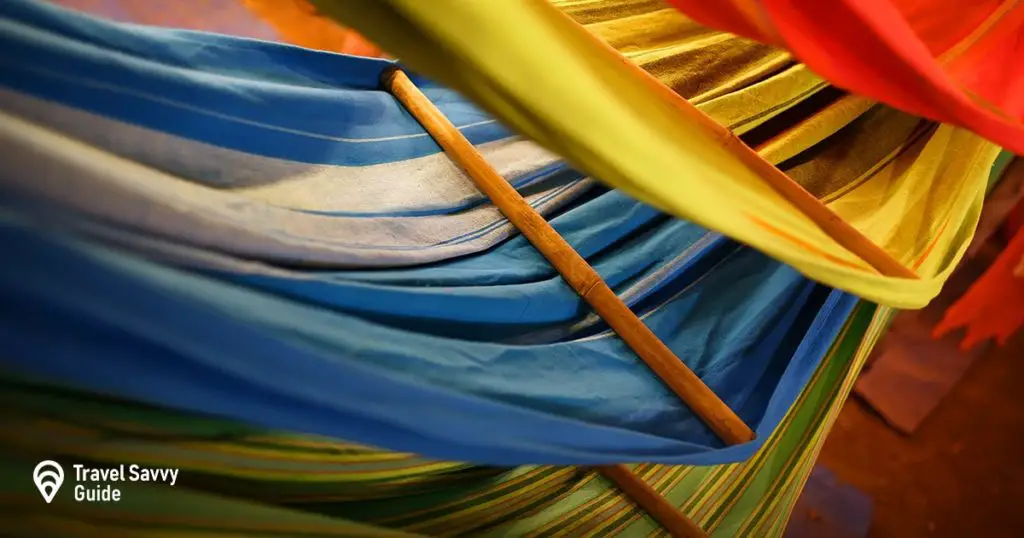 hammocks in different colors