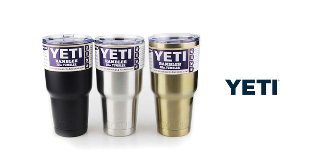 YETI tumblers