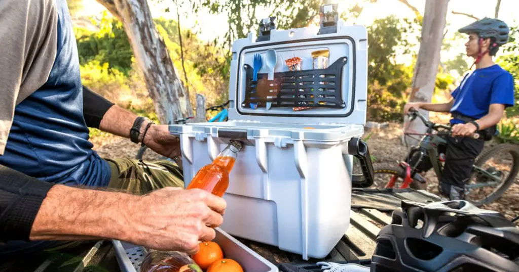 Pelican hard cooler bottle opener feature