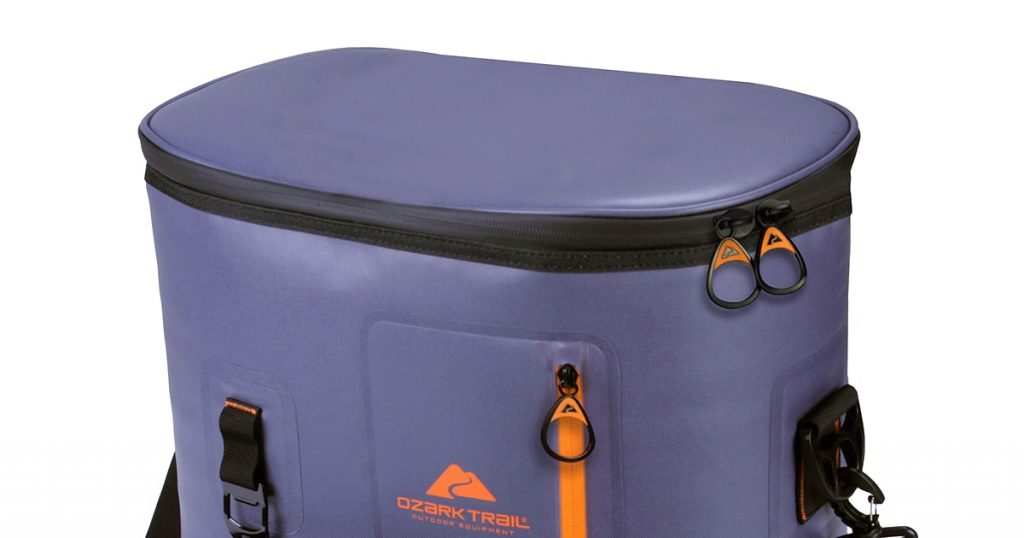 Ozark Trail soft cooler zippers and pockets