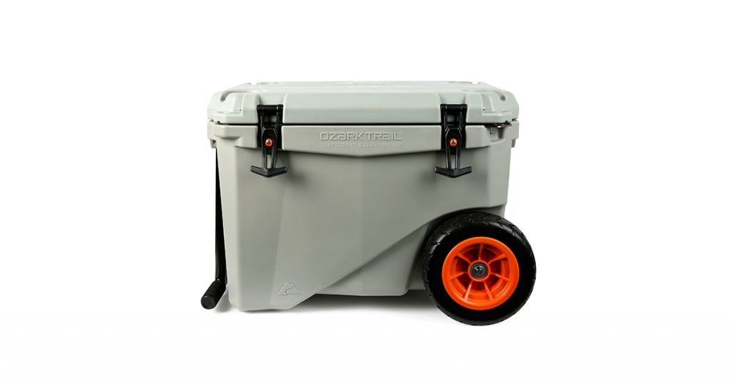 Ozark trail hard-sided wheeled cooler