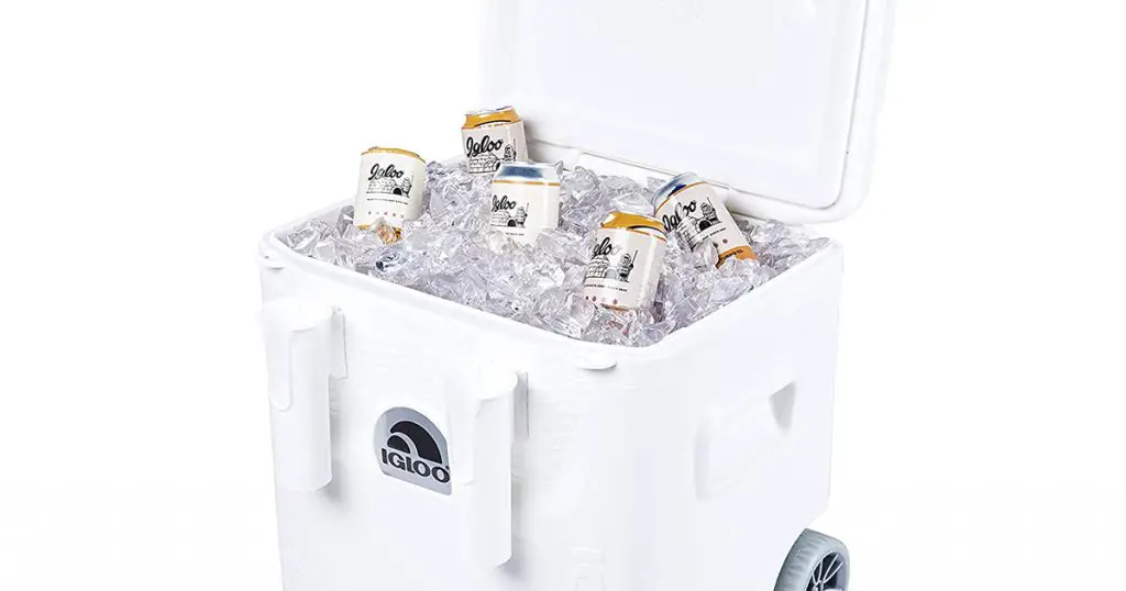 Igloo Marine cooler filled with ice