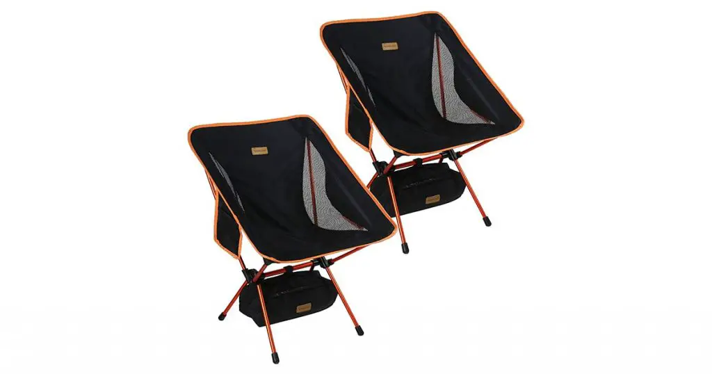 Trekology YIZI GO Portable Camping Chair - Compact Ultralight Folding Backpacking Chairs