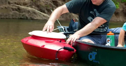 Floating Cooler for Kayaking
