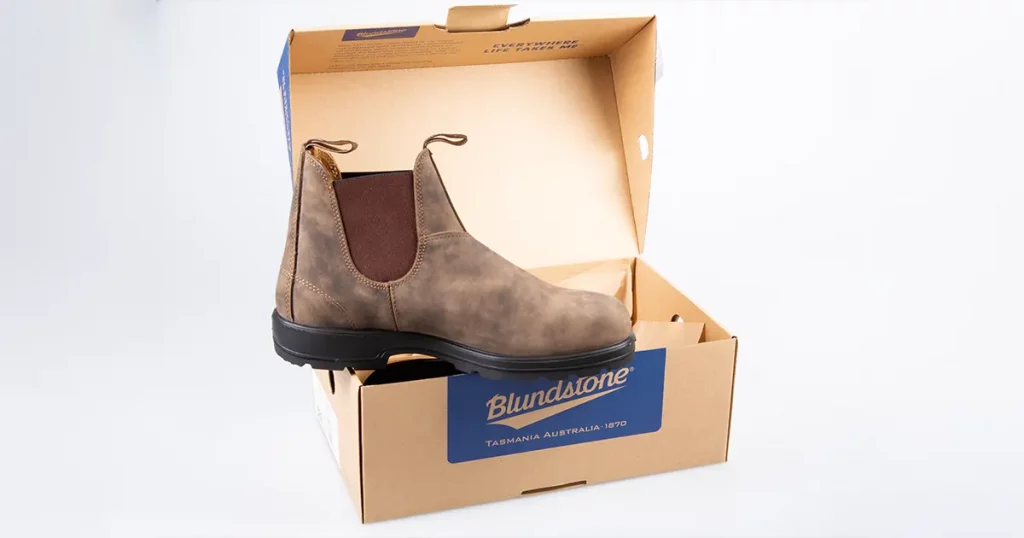 Blundstone shoes boot and box