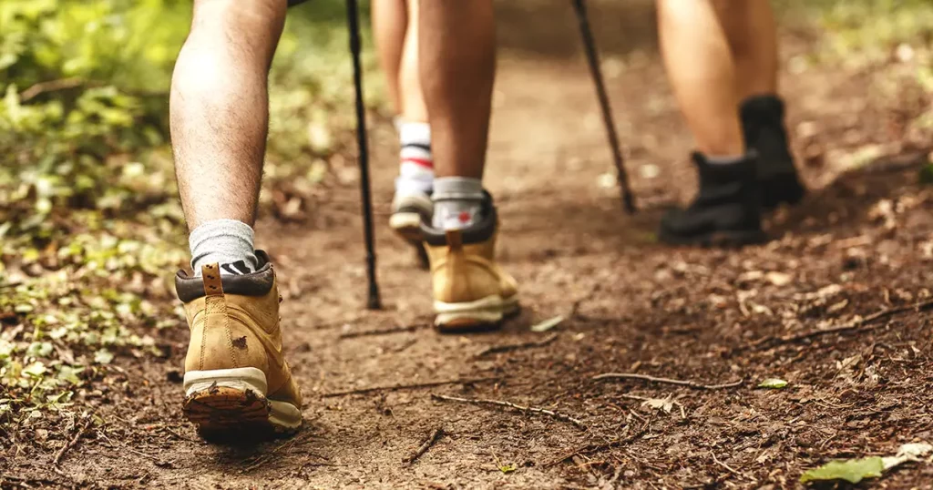 people-hiking-legs-tracking-boots-visible