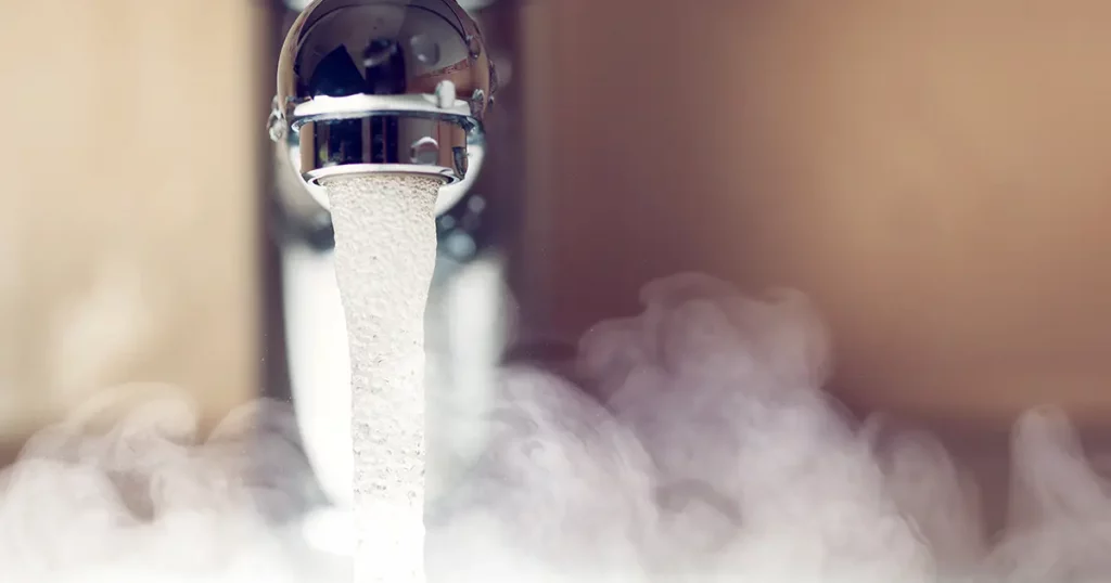 water-tap-hot-steam