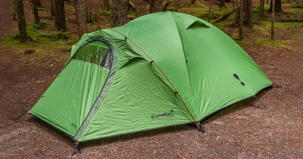Eureka! Susten 4 tent on August 18, 2013 in Alice Lake Provincial Park, British Columbia.