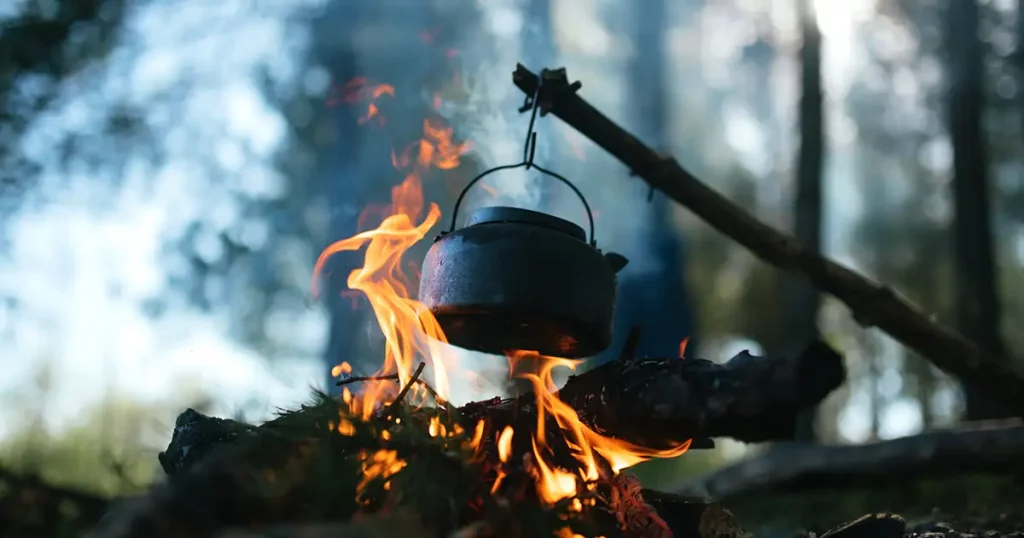 cooking-pot-over-campfire